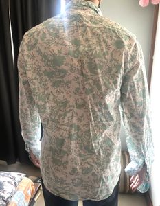 Blackberry Men's Printed Long Sleeve Shirt