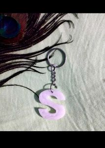 Personalized Letter S Keychain