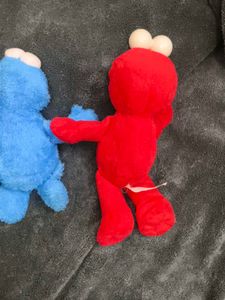 Elmo &amp; Cookie Monster Plush Toys