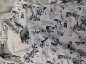 Men's Abstract Print Polo Shirt