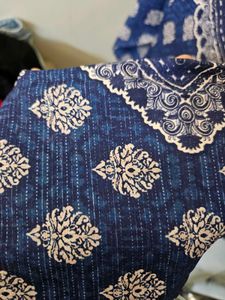 Blue Printed Kurta