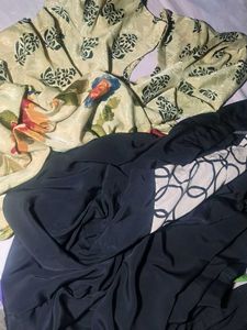 Stylish Floral Print suite silk crep
