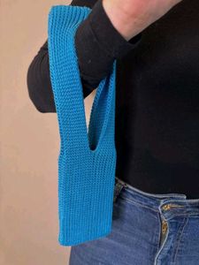 Blue Knit Phone Case