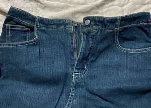 Y2K Denim Midi Skirt