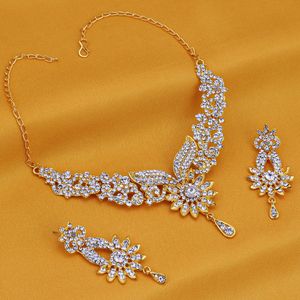 Sukkhi Fabulous Gold Plated AD Necklace Set For Wo