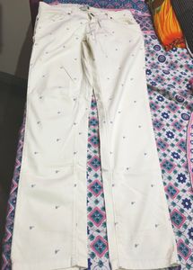 Women's Wear - Formal Pant(Half White). Size L-30