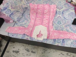 Pink Floral Kurta