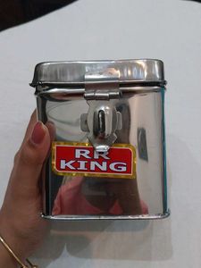 Vintage Stainless Steel Piggy Bank