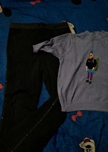 Cute shimmery Top & Sparkly Pants