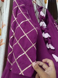 Beautiful Flared Kurta With Tassels