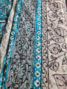 Pure Crepe embroidered saree
