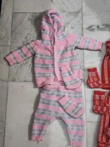 Vintage Knitted Baby Sets Pack Of -2