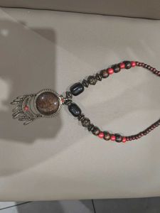 Bohemian Beaded Pendant Necklace