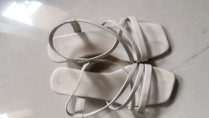 White Strappy Sandals