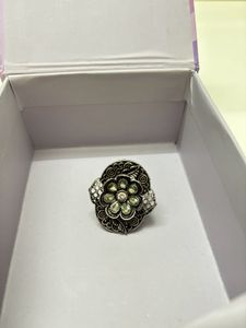 Vintage Floral Statement Ring