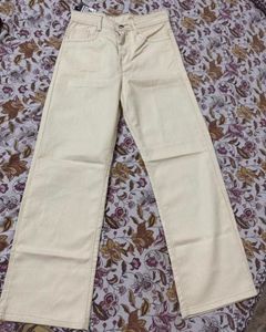White Wide Leg Jeans