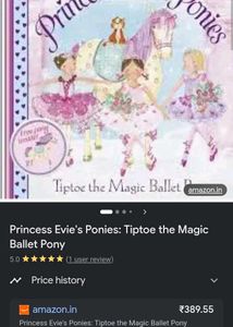 Princess Evie's Ponies Book Set of 6 UK E