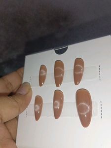 Nude Almond Press On Nails