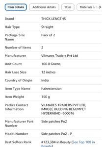Thick human hair extensions with clip