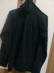 Men's Black Graphic Hoodie