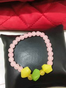 Chic Beaded Bracelet with Charms