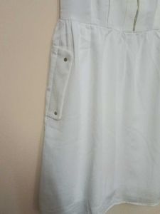 Chic White Sleeveless Dress