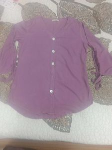 lavender designer sleeves top