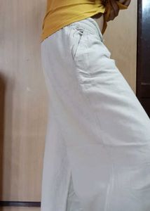 Cream linen pants 🍦