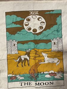 The Moon Tarot Tapestry Wall Hanging