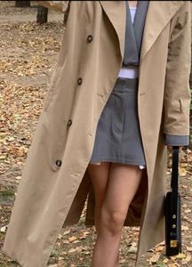 Elegant Beige Trench Coat