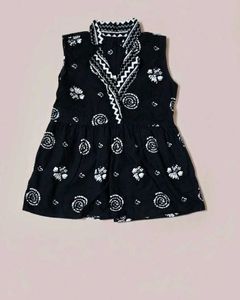 Black Collared Top