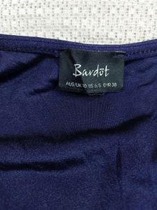 Bardot Navy Blue bodysuit ✨