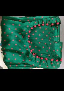 Green Polka Dot Kurta