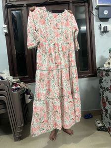 Floral Tiered Midi Dress