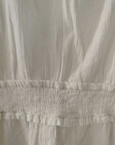 Chic White Peplum Blouse