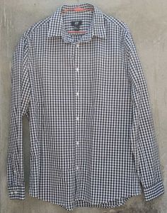 Men's Black & White Gingham Shirt original and bra