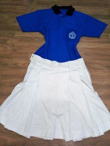 Girls School Uniform Set: 3 Skirts,1 t-shirt