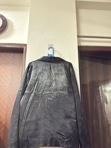 Stylish Black Textured Shirt