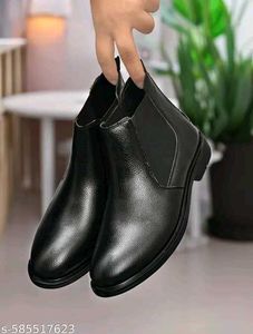 Classic Black Chelsea Boots