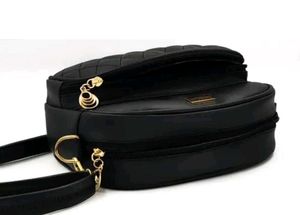Chic Quilted Black Crossbody Bag