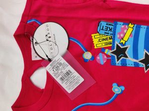 Cute pink T-Shirt with Pocket Design