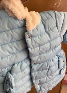 Baby Blue Puffer Jacket