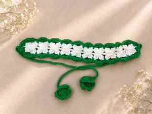 Handmade Floral Crochet headband