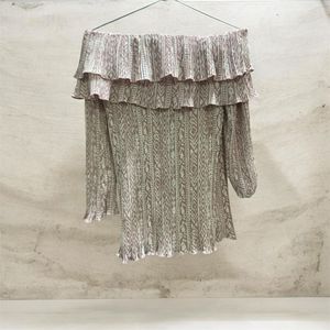 Chic Ruffled Off-Shoulder Top