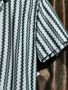 GOAT Striped Button-Up Shirt