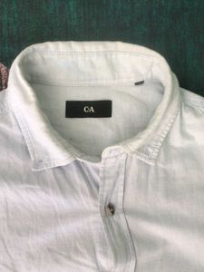 Men's C&A Light Blue Casual 100 % original Shirt