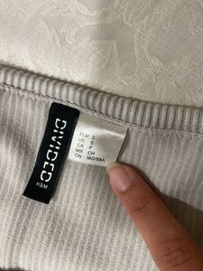 HnM Ribbed Off-Shoulder Dress