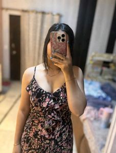 Floral Print Mini Dress