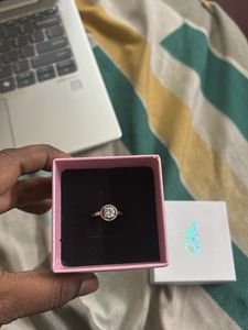 Sparkling Halo Ring