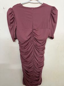 Stylish Ruched Cut-Out short Dress